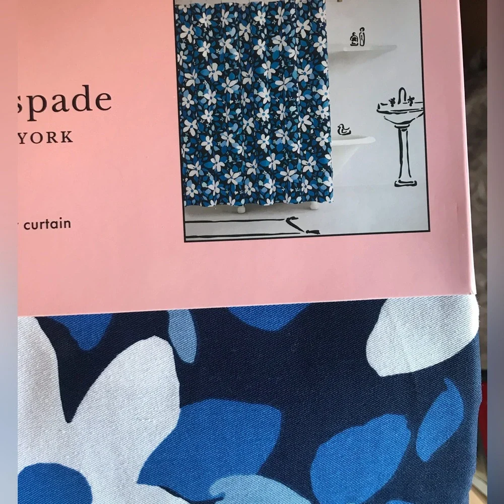 Kate Spade Forest Floral Shower Curtain 72